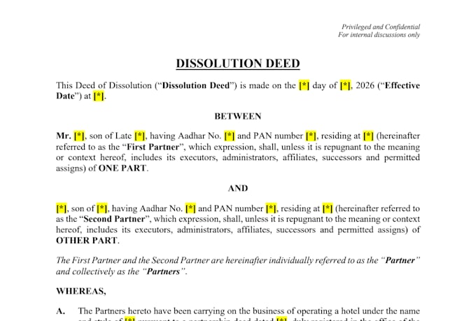 draft and review contracts as per your commercial needs